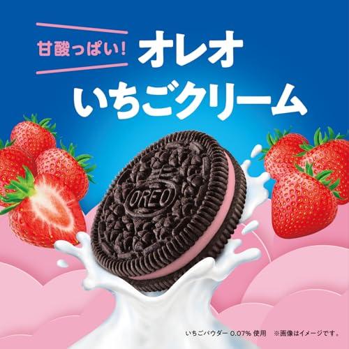 モンデリーズ オレオ いちごクリーム 10枚 5枚*2パック *12個 : 上之