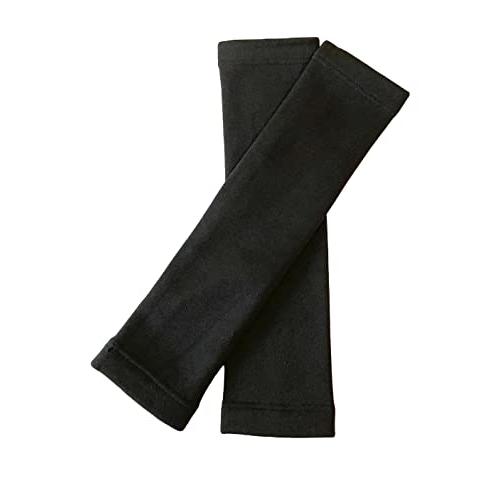 あったか ロング レッグウォーマー メンズ 保温 防寒 裏ベロア レッグウォーマー レディース 裏シャギー起毛 黒色 (黒色2足組) | ブランド登録なし | 03
