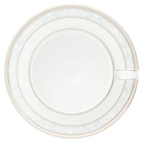 Noritake ノリタケ カップ \u0026 ソーサー セット ( コーヒー ティー 兼用) 250cc ハンプシャープラチナ 5客 ファインポーセレン F91988/4336の画像