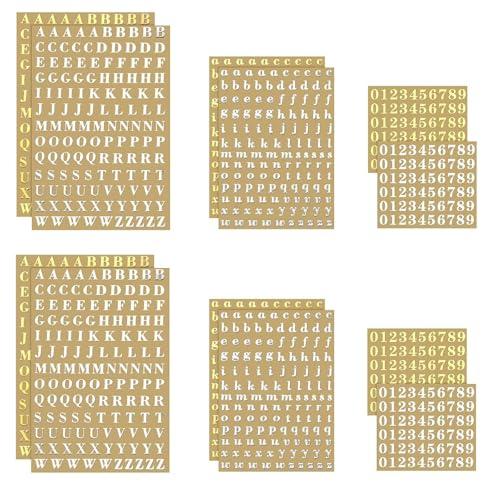 アルファベット シール 3mm 12枚 金属ステッカー 防水DIYネイルシール