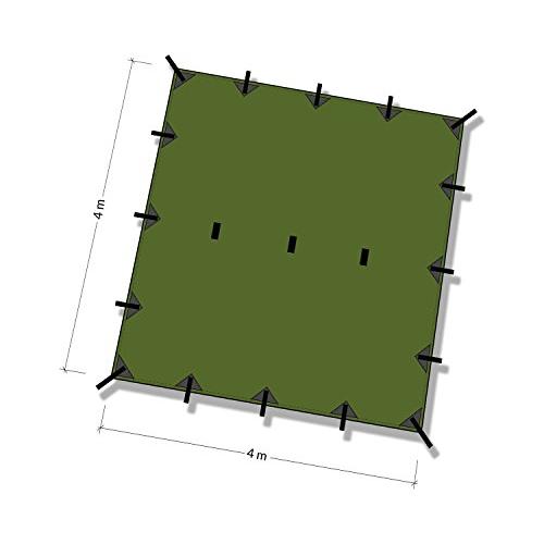 DD Hammocks タープ 4*4 (オリーブグリーン) : 上之島屋 US Imports