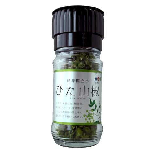 つえエーピー 風味際立つ ひた山椒 ミル付 12g 大分県日田産 実山椒 粒