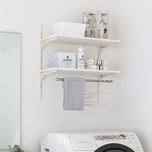 南海プライウッド　ランドリー可動棚 幅600 2段　新品 jusetsuhills_lt2p-cw