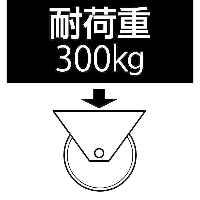 160mm キャスター(自在金具/ブレーキ付)_1