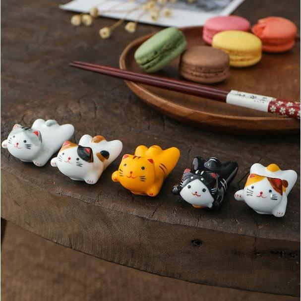 speed mao 可愛い ねこちゃん セラミック 箸置き カラトリー 5個