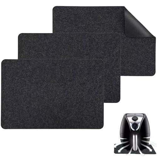 耐熱シート 耐熱マット 3枚セット 44x30cm 耐熱300* 断熱 キッチンカウンター用調理台保護マット 滑り止め 防汚 電子レンジ 耐熱ボード ノンフライヤー コーヒー（Yahoo!・上之島屋 US Imports）
