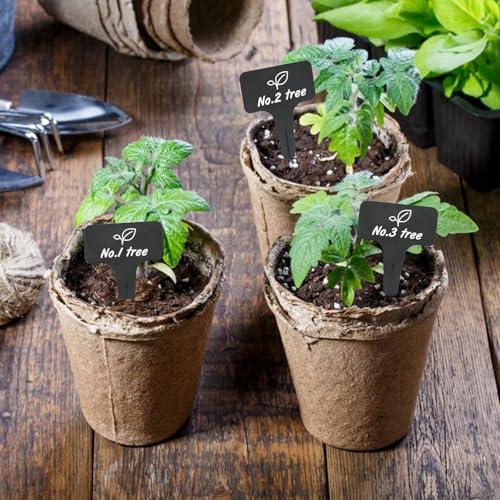 園芸ラベル 黒 30枚セット 植物タグ ガーデニング プランツタグ 花壇