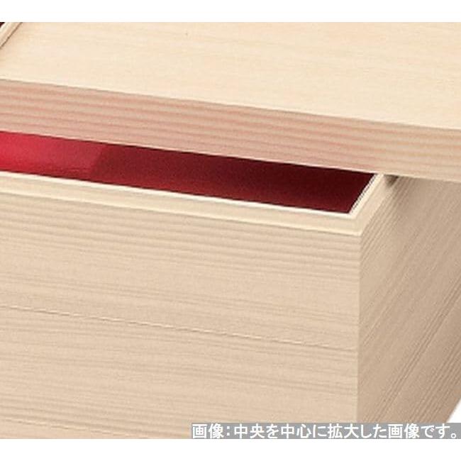 J-kitchens 行楽弁当箱   弁当箱   日本製 3段 8.0寸 良木 紙 司白木 24.2cm x 24.2cm x 16.0cmの画像