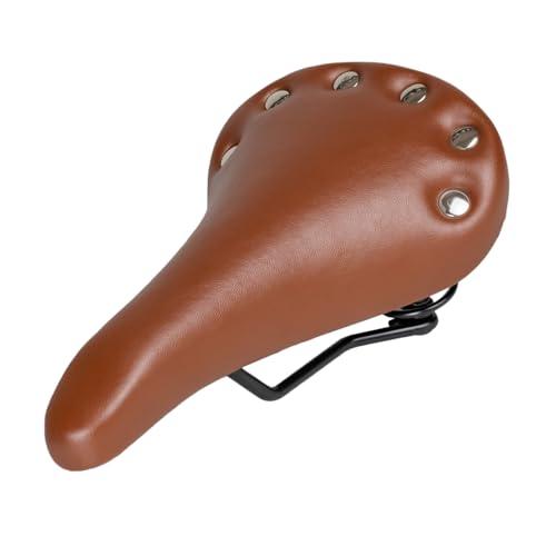 GORIX(ゴリックス)自転車 サドル ブラウン サスペンション 茶色