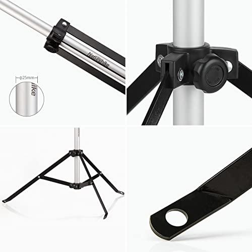 Naturehike BBQキャンプ用ランプランタンスタンド ハンマーランタンスタンド アルミニウム合金製 伸縮式 耐荷重2* 収納ケース付き_2