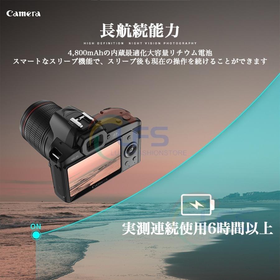 デジタルカメラ 4K 6400万画素 16倍ズーム 小型 IRナイト デジタルカメラ 4K 6400万画素 16倍ズーム 小型 IRナイト