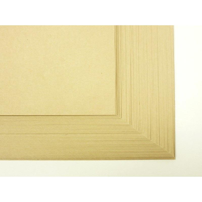 半晒クラフト紙 92kg A4 1000枚入り (ペーパークラフト用紙