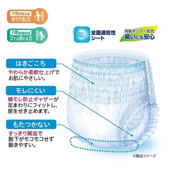 リフレ　大人用紙オムツ　はくパンツレギュラー　Mサイズ　20枚入り　6袋 リフレ はくパンツ はくパンツレギュラー M 20枚入×6袋 ケース