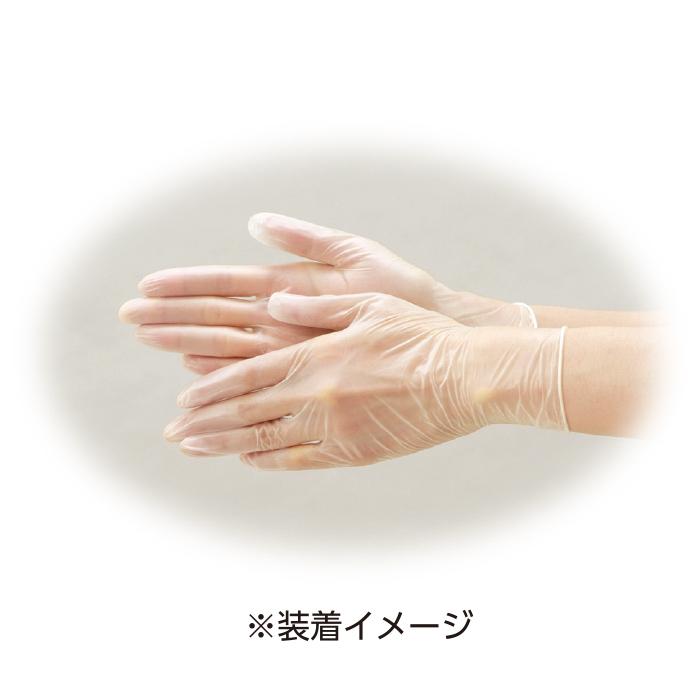 リフレ プラスチック手袋粉なしLサイズ（100枚入） 使い捨て手袋 感染