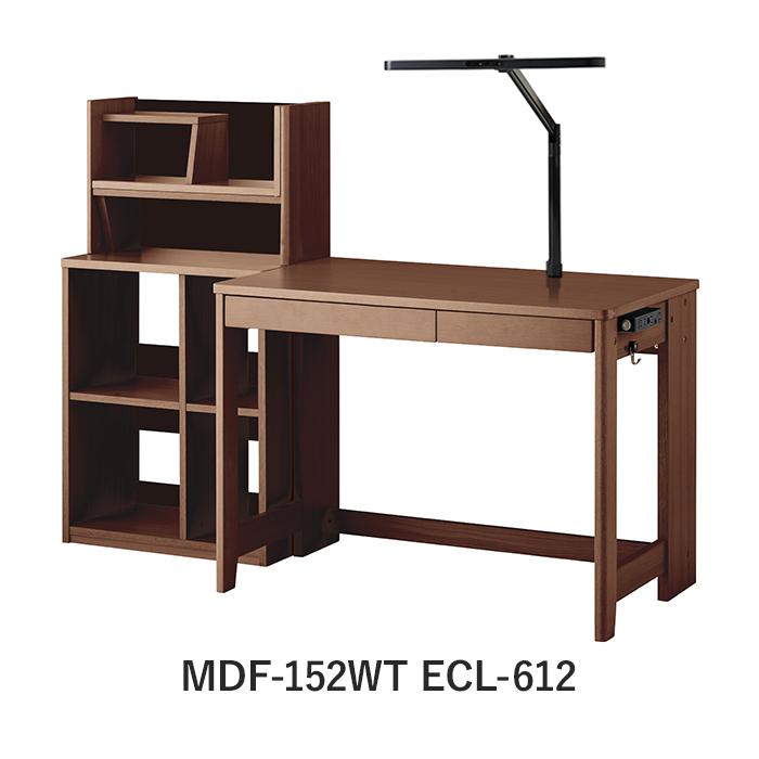 コイズミ　学習机 コイズミファニテック 学習机 MDF-151MO ECL-611 MDF-152WT ECL-612