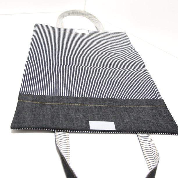 福岡の小学校図書専用バッグ バッグ型ブックカバー 岡山児島デニム使用 Ny 004 1607 Kami To Nuno Y Store 通販 Yahoo ショッピング