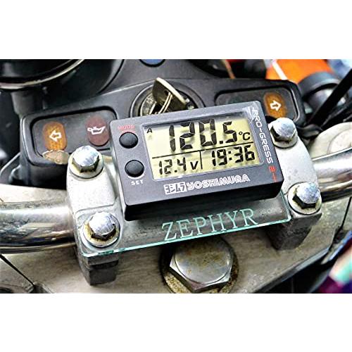 D-6-1 ZEPHYR ガラス調 アクリル製 ヨシムラ油温計 PRO-GRESS 2 用
