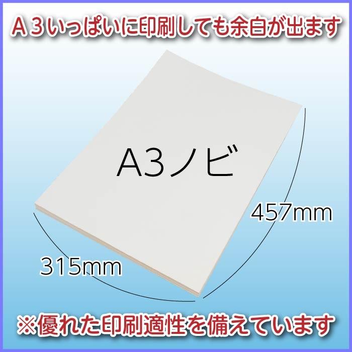 印刷用紙 npi 上質紙 100枚 A3ノビ （四六判換算180kg・菊判換算