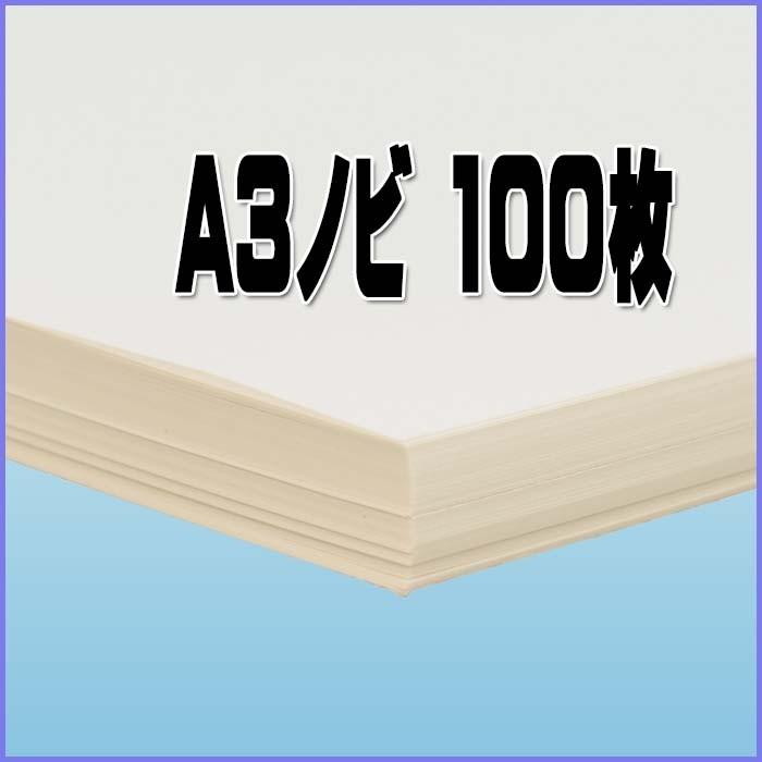 印刷用紙 ヴァンヌーボVスノーホワイト 100枚 A3ノビ （四六判