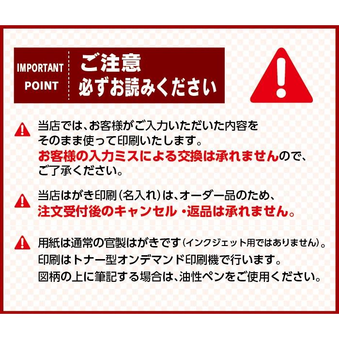 転居はがき 引っ越しはがき はがき代込 住所印刷あり 20枚 通りを歩く猫の家族 猫柄 イラスト 送料無料｜kamittell｜10