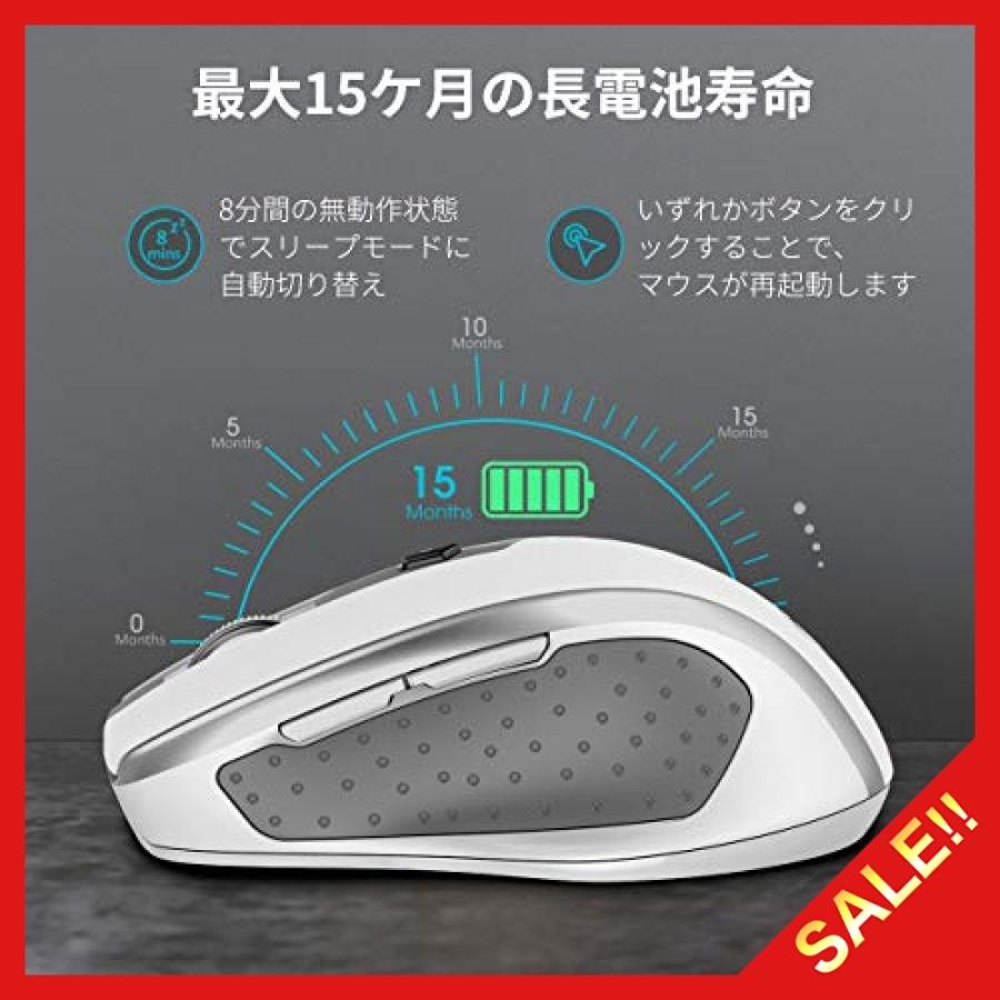 Qtuo 2 4g ワイヤレスマウス 無線マウス 5dpiモード 2400dpi 高精度 ボタンを調整可能 コンパクト 省エネルギー 持ち Qam9669 Ospitalita Store 通販 Yahoo ショッピング