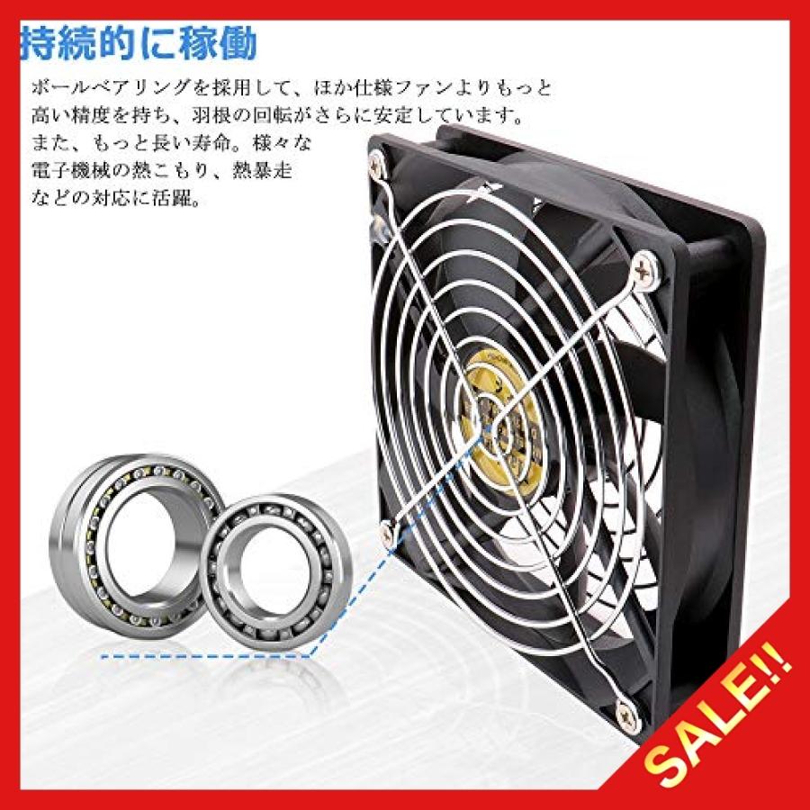 Mauknci Usbファン 12cm 2台1組 2連usbファン Ps4など用 静音 冷却ファン 5v 本店 3段階風量調整