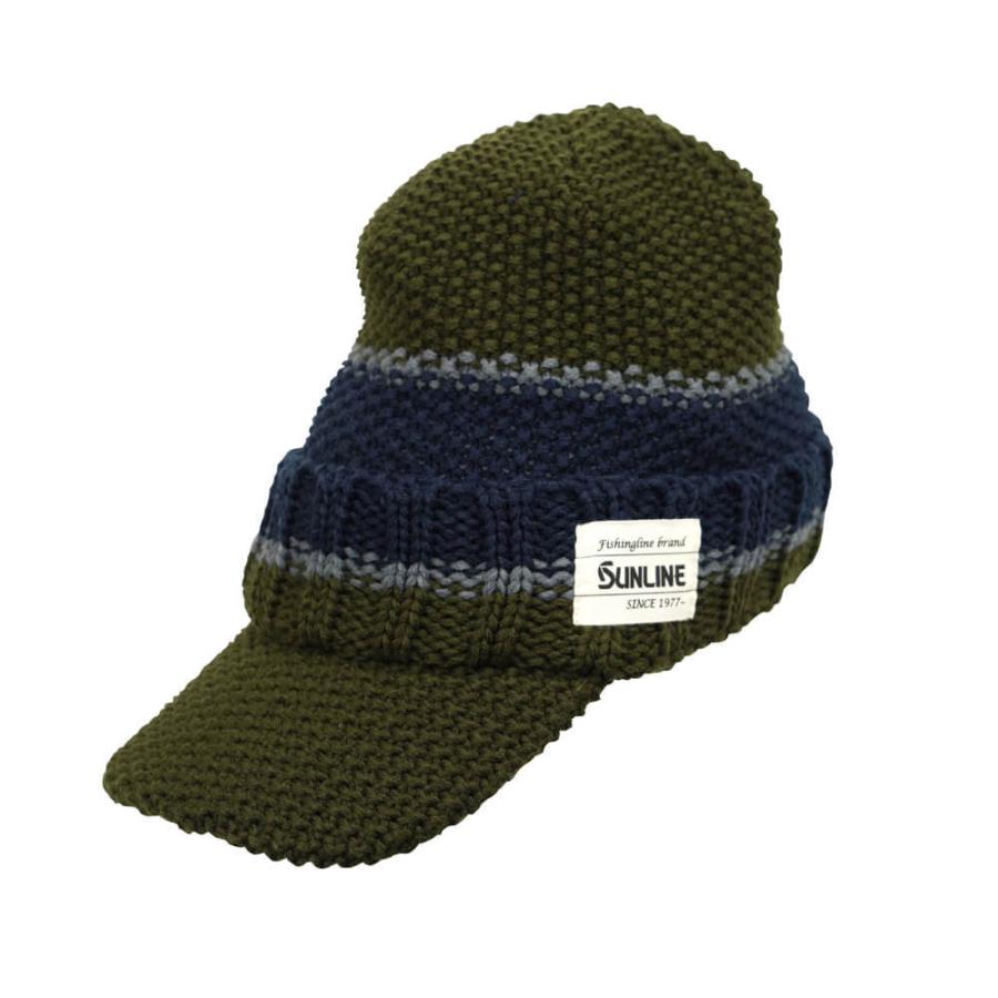 サンライン（SUNLINE） ツバ付ニットキャップ CP-5157 : Fishing