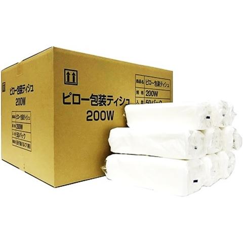 ユニバーサル・ペーパー 業務用 ティッシュペーパー 詰め替え用 200組