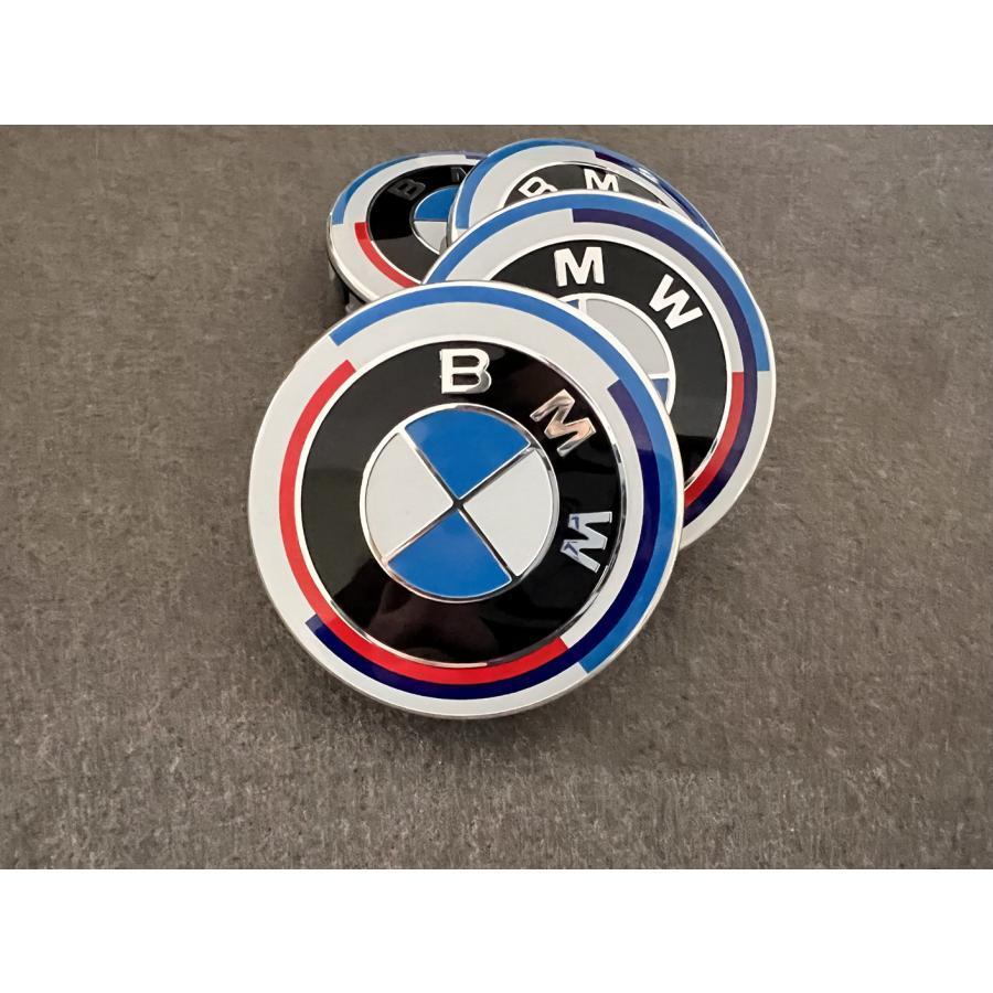 84★BMW 50周年記念用★4個セット ホイールキャップ 外径68mm ハブキャップ センターキャップ 保護 自動車用 防塵｜kamiyashouten8｜03