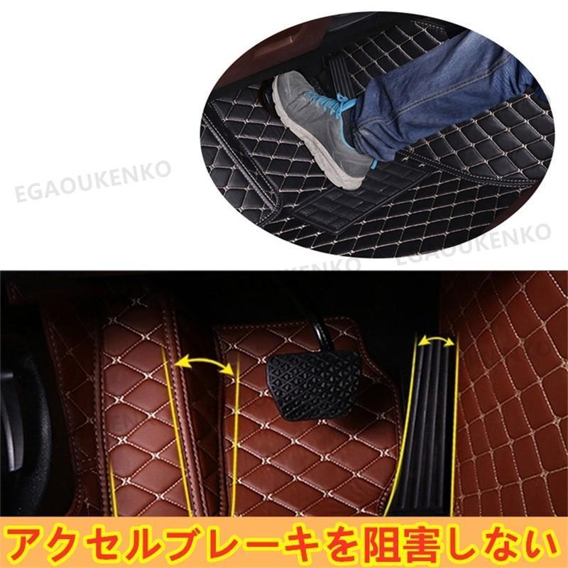 キャデラック CT5 2019~ 車用 フロアマット 本革 内装品 高級 前後座席 右ハンドル用｜kamiyashouten8｜17