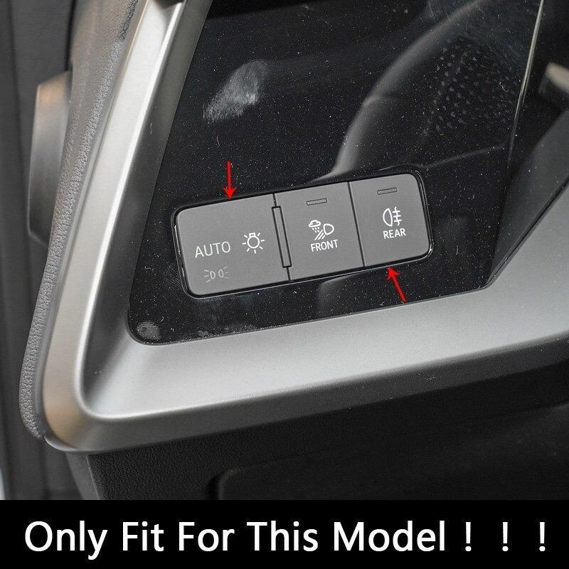 車のヘッドライトスイッチボタンスパンコール装飾カバートリムアウディA3 2021自動車インテリアアクセサリー｜kamiyashouten8｜02