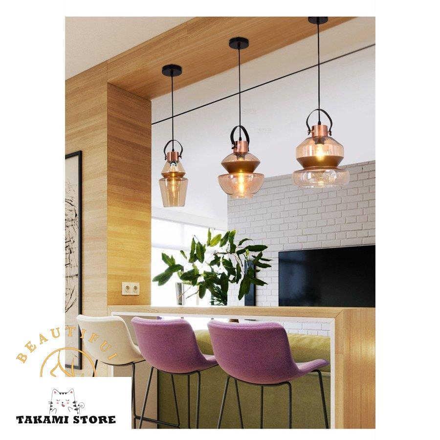 ペンダントライト 天井照明器具 シャンデリア 吊下げ シーリング LEDランプ 廊下 レストラン カフェ バー loft工業風 工事必要 欧米簡約 モダン ガラス レトロの画像