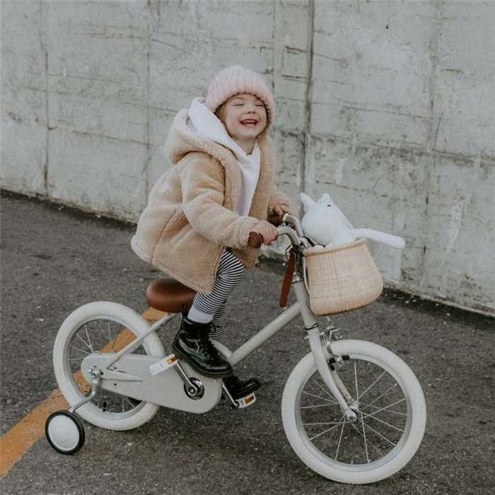 子供用自転車 16インチ スチールフレーム 可愛い プリンセススタイル 補助輪付き 95％組立済み発送 3色｜kamiyashouten8｜03