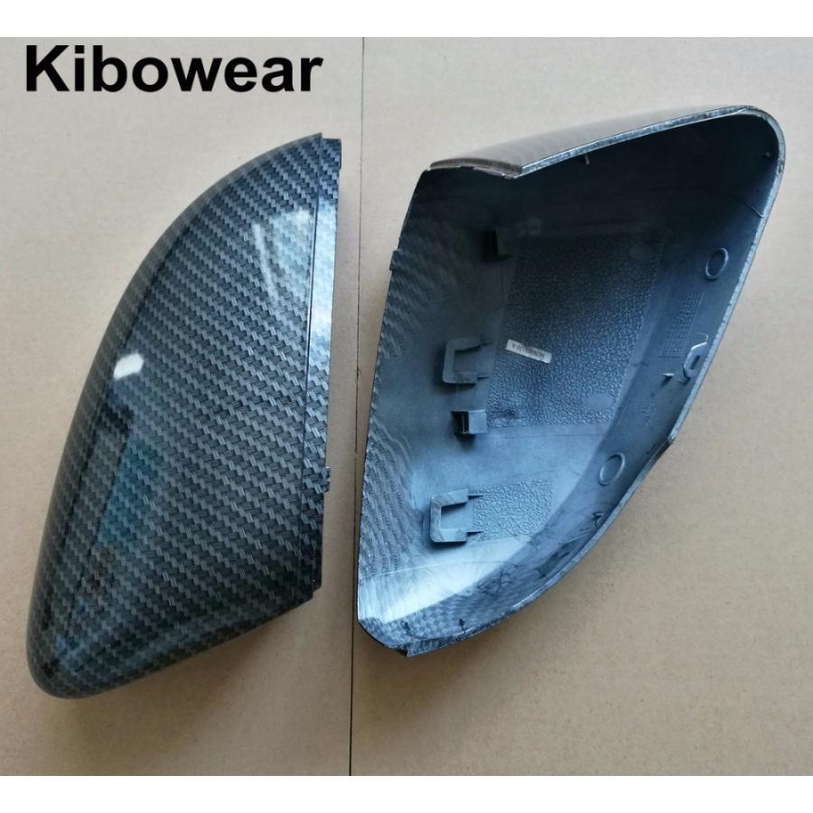 Kibowear vw ポロ 6R 6C サイドドアウィングカバー交換キャップカーボンルックフィットフォルクスワ｜kamiyashouten8｜05