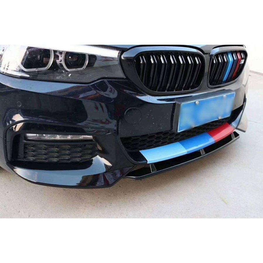 BMW5シリーズg30g382017-2020Mスポーツバンパー用3色グロスブラックフロントリップスポイラースポイラーリップM5タイプ｜kamiyashouten8｜03