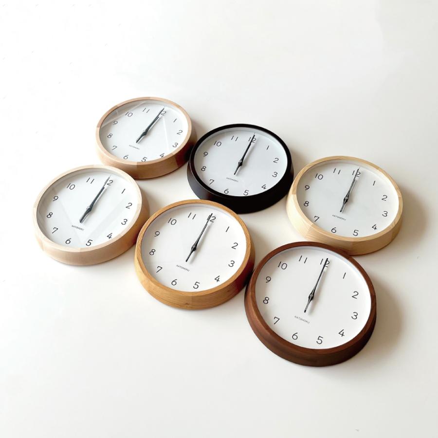 壁掛け時計 電波時計 KATOMOKU muku clock 13 メープル km-104HMRC