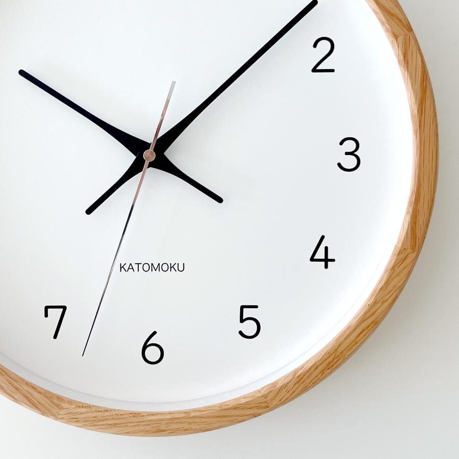 壁掛け時計 電波時計 KATOMOKU muku clock 13 オーク km-104OARCS SKP