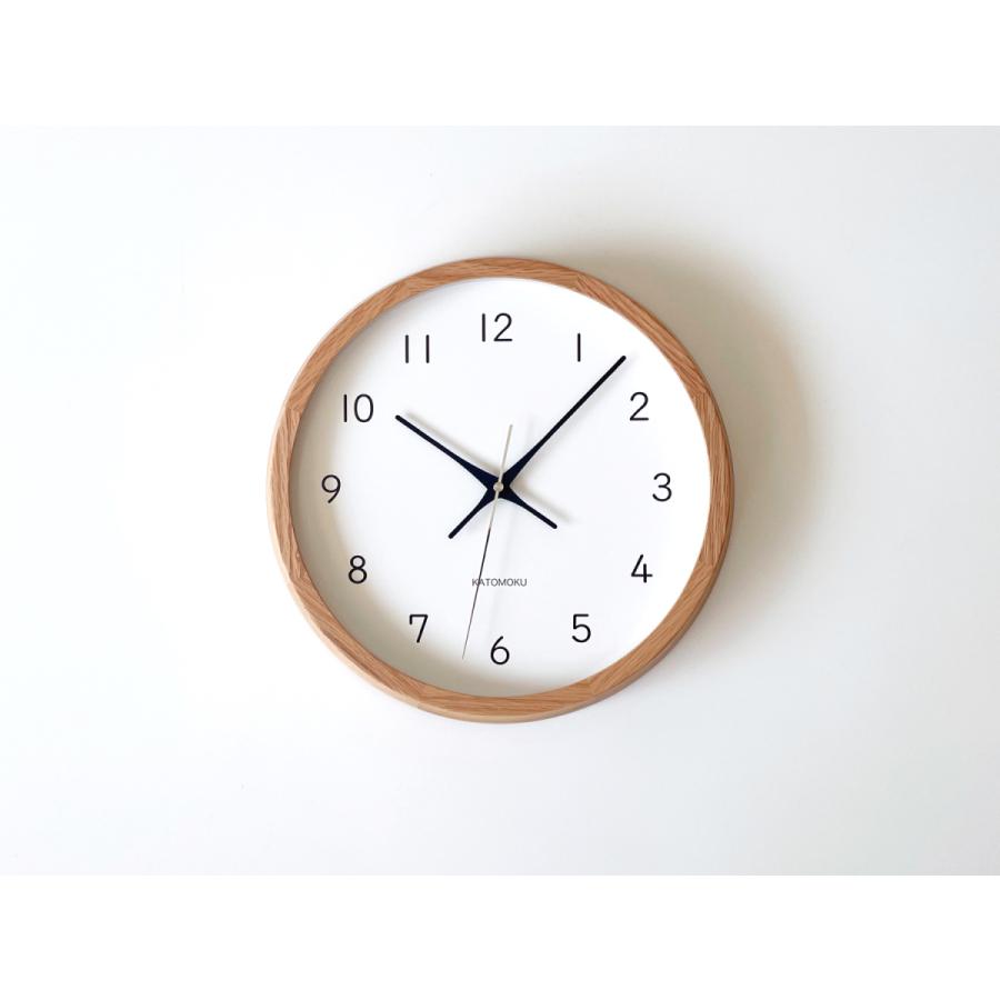 壁掛け時計 電波時計 KATOMOKU muku clock 13 オーク km-104OARCS SKP