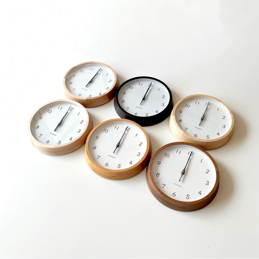 壁掛け時計 電波時計 KATOMOKU muku clock 13 ウォールナット km 壁掛け時計 電波時計 KATOMOKU muku clock 13 ウォールナット km