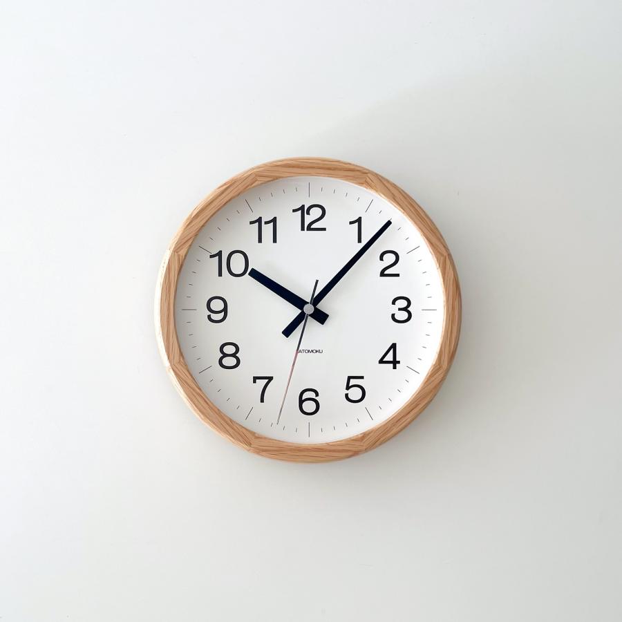 壁掛け時計 電波時計 KATOMOKU muku clock 16 SKP オーク km-108OARCS