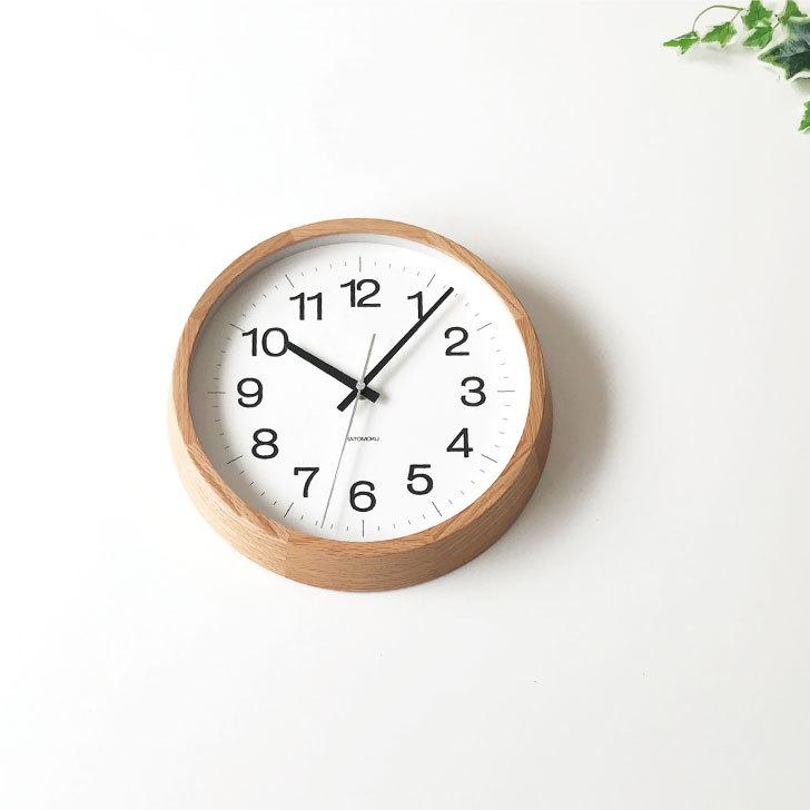 KATOMOKU muku 16km-1130ARCS skp電波時計 壁掛け時計 電波時計 KATOMOKU muku clock 16 L-size SKP オーク km