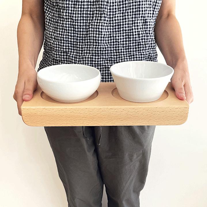 KATOMOKU ねこテーブル ビーチ ２器用の画像
