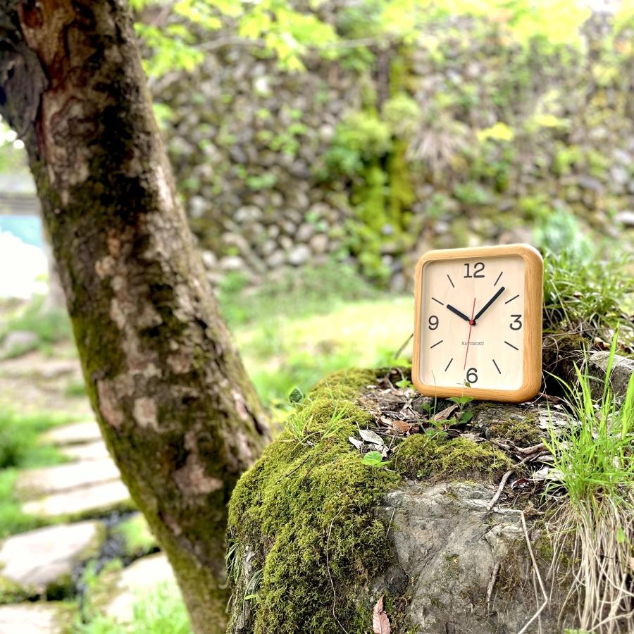 壁掛け時計 電波時計 KATOMOKU muku clock 20 SKP オーク km-133OARCS
