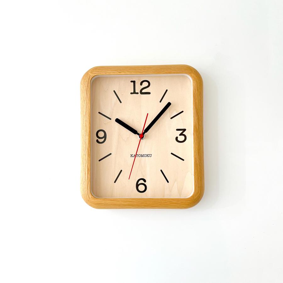 壁掛け時計 電波時計 KATOMOKU muku clock 20 SKP オーク km-133OARCS