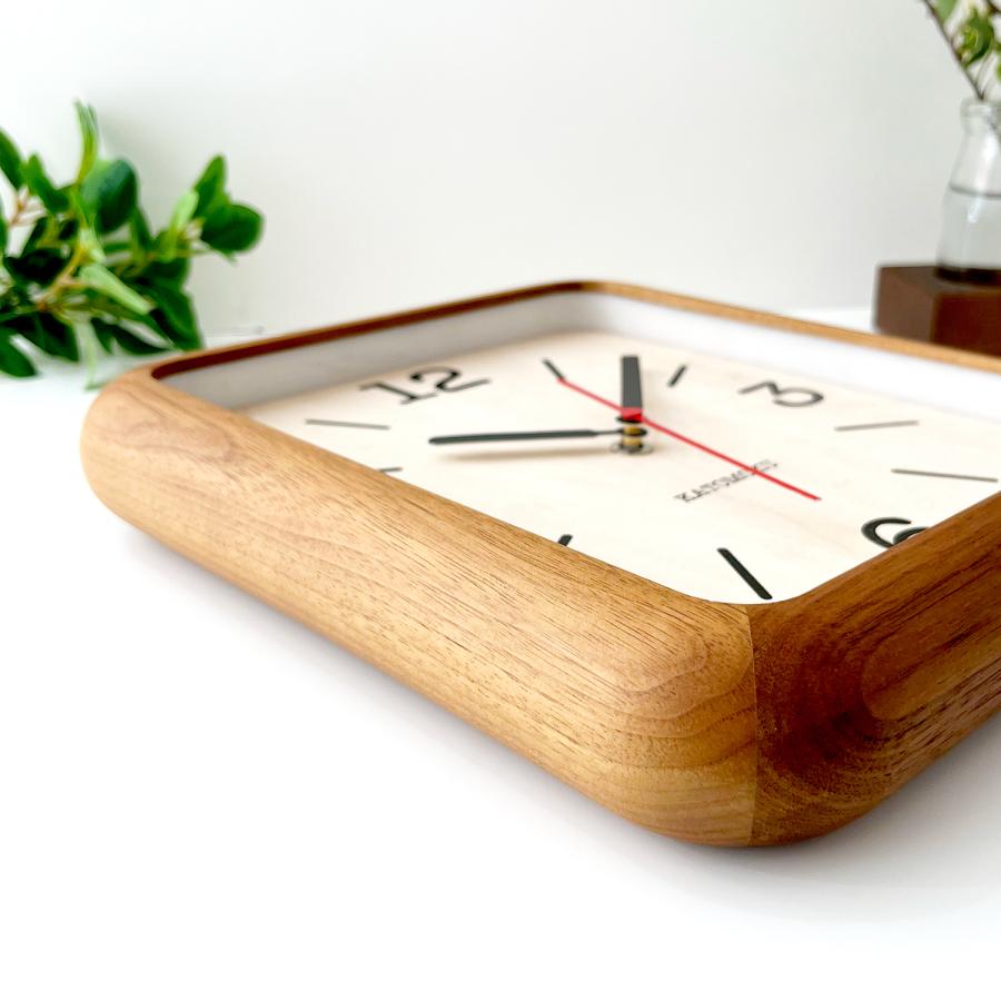 【未使用】KATOMOKU カトモク 電波時計 ウォールナット km-73RC 壁掛け時計 電波時計 KATOMOKU muku clock 20 ウォールナット km