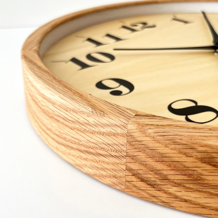 壁掛け時計 SKP電波時計 KATOMOKU muku clock 22 LL-size オーク km