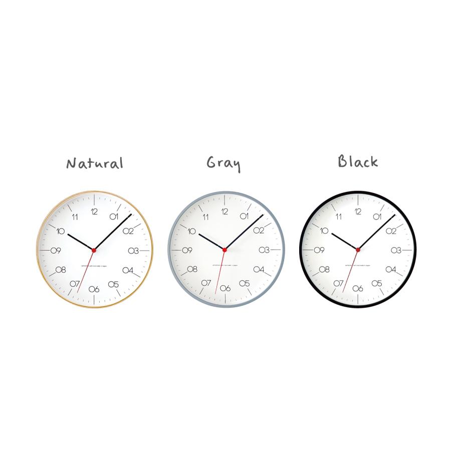 電波時計 壁掛け時計 KATOMOKU plywood clock 24 SKP電波 km-150RCS