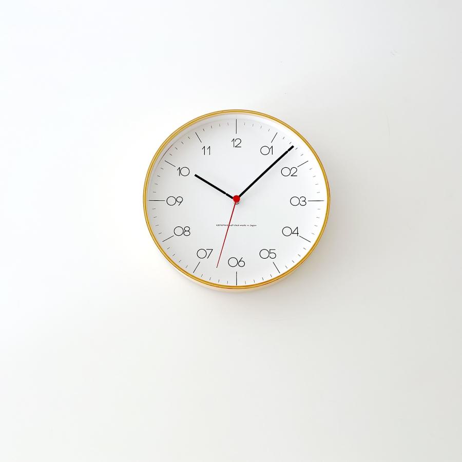 電波時計 壁掛け時計 KATOMOKU plywood clock 24 SKP電波 km-150RCS