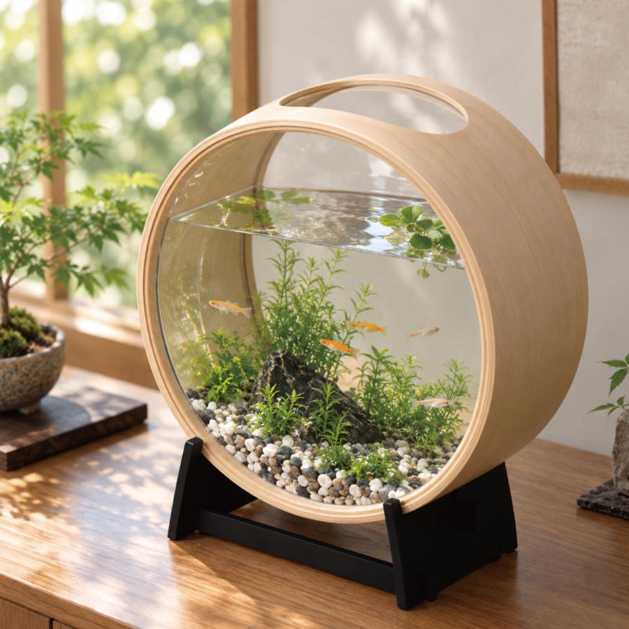 水槽 KATOMOKU plywood aquarium km-51 アクアリウム おしゃれ 30