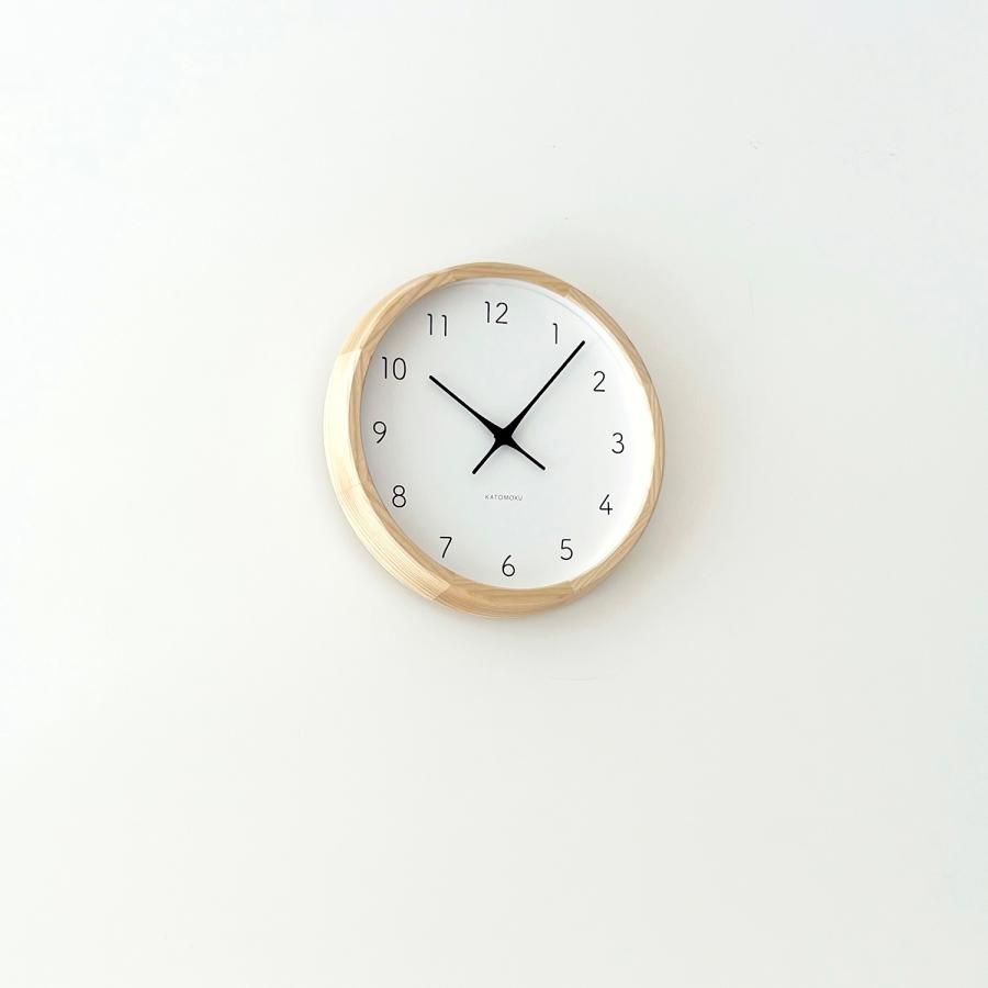 壁掛け時計 電波時計 KATOMOKU muku clock 7 SKP ナチュラル km